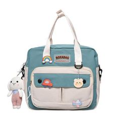 Cute Large Capacity Shoulder Bag For School, Kawaii Cute Shoulder Bag For School, Cute Kawaii Shoulder Bag For School, Kawaii Shoulder Bag For Back To School Travel, Cute Cartoon Style Bag, Large Capacity Kawaii Shoulder Bag For School, Cute Large Capacity Shoulder Bag For Back To School, Casual Shoulder Bag With Cute Design For School, Harajuku Shoulder Bag With Cute Design For Everyday Use