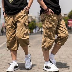 Season:Spring  Summer; Fabric:Polyester; Gender:Men's; Style:Streetwear,Fashion,Casual; Occasion:Outdoor,Going out,Daily; Fit Type:Regular Fit; Function:Comfort,Soft,Breathable; Waistline:Mid Waist; Pattern:Camouflage,Plain; Design:Flap Pocket,Leg Drawstring; Pants Type:Capri Pants,Cargo Shorts,Shorts; Front page:FF; Listing Date:03/21/2023; Hips:; Length:; Waist:; Fit US Size:null; Fit UK Size:null; Fit EU Size:null Going Out Fashion, Streetwear Mode, Cargo Shorts Men, Mens Cargo, Shorts Cargo, Black Khakis, Type Of Pants, Fashion Streetwear, Sport Fashion