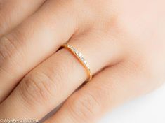 Diamond Wedding Band Wedding Band Women Diamond Wedding | Etsy Minimalist Single Cut Diamond Wedding Ring For Anniversary, Minimalist Single Cut Diamond Wedding Ring, Minimalist Princess Cut Diamond Wedding Ring, Half Eternity Cubic Zirconia Ring For Wedding, Dainty Princess Cut Diamond Ring For Wedding, Minimalist Wedding Diamond Ring With Accents, Dainty Princess Cut Diamond Wedding Ring, Wedding Stackable Rings In Diamond White Cubic Zirconia, Delicate Diamond Ring With Prong Setting For Wedding