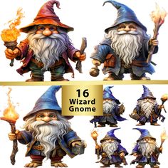 Wizard Gnome, Hat Clipart, Gnome Clipart, Journaling Scrapbooking, Sublimation Paper, Junk Journaling, Knitted Hat, Creative Projects, Wizard