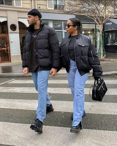 Couple Drip, Couple Aesthetic Outfits, Fashion Couple