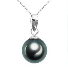 PRICES MAY VARY. Material: 925 sterling silver, freshwater cultured black pearls in the South China Sea A carefully selected pearl with a thick iridescent nacre. The pearls are mounted in the finest 925 sterling silver and hung on a matching 17-inch chain. Gloss 9-10 mm diameter round black Tahiti cultured pearls in the South China Sea. Whether it's a formal evening or a casual day, you can wear it on any occasion. Black freshwater pearl pendants and sterling silver necklaces have the energy to Black Tahitian Pearl Pendant Necklaces, Black Tahitian Pearl Pendant Necklace, Black Pearl Pendant, Pearls Choker, Black Freshwater Pearls, Ladies Necklace, Tahitian Pearl Necklace, Pearl Necklace Designs, White Pearl Necklace