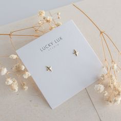 Delicate and darling, these tiny star stud earrings add a subtle celestial sparkle to your style. PRODUCT DETAILS - Sold in Pairs - Dimensions: 6mm x 7 mm - Closure: Push back; pointy post with butterfly backing - Material: 100% 925 Sterling Silver - Plating: 14K Gold Plated or Silver Plated - Hypoallergenic - Nickel & Lead Free SHIPPING & PACKAGING Our jewelries are well packaged with care and will be shipped out within 1-3 business days via USPS.  ✦ If you have any questions, do not hesitant t Earrings Stacking, Celestial Earrings, Earrings Minimal, Star Stud Earrings, Minimal Earrings, Tiny Star, Shipping Packaging, Star Earrings Stud, Star Studs