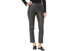 Krazy Larry Pull-On Ankle Pants - Women's Dress Pants : Black Squares 2 : KRAZY LARRY pants create a bold look for your wardrobe that stands out above the rest. Perfect for office and weekend wear you will want a pair in every color and pattern . Pull-on pant flaunts a high rise with a skinny fit that hits at an ankle length. Dressy figure flattering pant boasts a smooth blend of nylon and rayon with spandex for a smidgen of stretch. Signature built-in tummy control panel creates a flawless silh Black Leggings For Business Casual In Fall, Trendy Non-stretch Dress Pants For Fall, Trendy Stretch Office Bottoms, Trendy Tapered Leg Dress Pants For Business Casual, Trendy Stretch Bottoms For Office, Chic Business Casual Leggings For Fall, Trendy Elastane Pants For Fall, Modern Pants For Night Out In Fall, Modern Dress Pants For Spring Office Wear