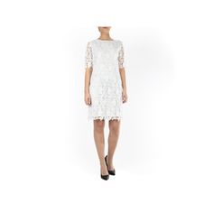 This women's lace cocktail dress from Nina Leonard is perfect for any special occasion. This women's lace cocktail dress from Nina Leonard is perfect for any special occasion.Finding the perfect fit and size for women's clothing requires basic measurements of your chest, waist, hips and inseam. Use this guide to learn more about sizing and everything Kohl's has to offer in women's fashion. Scoopneck Elbow sleeves Scalloped hem Lace construction UnlinedFIT & SIZING 38 1/2-in. approximate length f White Sheath Dress With Scalloped Lace, White Knee-length Dress With Scalloped Lace, Chic Knee-length Midi Dress With Scalloped Lace, Fitted Knee-length Midi Dress With Scalloped Lace, White Scalloped Lace Knee-length Midi Dress, Lace Cocktail Dress, Dress Guide, Elbow Sleeve, Cocktail Dress Lace