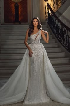 Chic Sleeveless Mermaid Sequined Bridal Dress with Lace Wedding Dresses 2024, Soiree Dresses, Floor Length Wedding Dress, Wedding Dress Sequin, Sequin Wedding, Mermaid Sequin, Dress Luxury, Online Wedding Dress, Sequin Beading