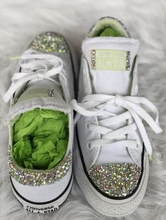 White rhinestone converse White Custom Sneakers With Bling, Round Toe, Bedazzled White Converse, White High-top Custom Sneakers With Rhinestones, Lace-up Synthetic Sneakers With Rhinestones, White Lace-up Custom Sneakers With Rhinestones, White Rhinestone, Wedding Sneaker, Wedding Shoe