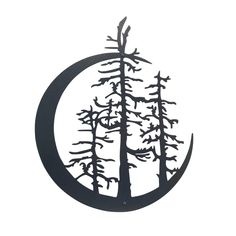 PRICES MAY VARY. 🌲【Sturdy and Reliable】- Crafted from top-tier iron material, accompanied with a cone pattern black paint coating, our metal moon wall decor ensures resistance to rust, fading, and corrosion. 🌙【Artistic Design】- Featuring an amalgamation of pine trees and a moon, this wall sculpture brings a unique touch to your home, intertwining the beauty of nature with your living space. 🌲【Convenient Installation】- Our tree wall art is easy to mount. It comes with two equipped screws, allowing you to place it anywhere according to your desire and creativity. 🌙【Wide Applications】- This metal tree wall decor is a versatile piece, suitable for embellishing your living room, bedroom, bathroom, front door, patio, or backyard. It can be hung on walls, doors, or even fireplaces, amplifying Pine Tree Decor, Front Door Patio, Cone Pattern, Moon Wall Decor, Wall Decor Farmhouse, Moon Wall Art, Rustic Cabin Decor, Tree Wall Decor, Moon Wall