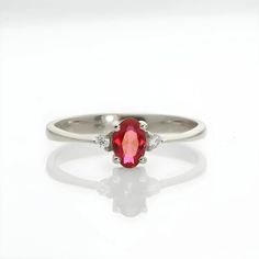 Ruby Diamond Ring, 14K Gold Ruby Ring, Ruby Engagement Ring, July Birthstone Ring, Valentine's Day Gift for Her, Dainty Ruby Ring - Etsy Red Oval Sapphire Birthstone Ring, Oval Ruby Ring In White Gold For Gift, Oval Lab-created Ruby Ring With Center Stone, Red Sapphire Ring With Accent Stones, Oval Shape, Red Sapphire Ring With Oval Shape And Accent Stones, Red Oval Sapphire Ring With Brilliant Cut, Oval Ruby Diamond Ring For Anniversary, Oval Ruby Promise Ring, 14k Gold Ruby Ring With Brilliant Cut Oval Shape