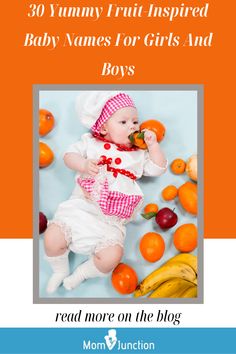 Fruits are delicious and can be consumed in the form of desserts, salads, or juice. So, if you want a fun, refreshing, and unique name for your child, you can choose from our fruit-inspired baby names. Fruit-inspired names are unique and reflect a vibrant and playful spirit, making them a wonderful choice for parents looking to impart joy and individuality to their children. They sound adorable and cool and have a sweet and happy vibe to them. So, explore our list of fruit baby names to pick your favorite and make your baby stand out.