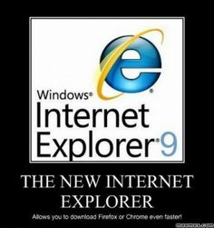 an advertisement for the internet explorer