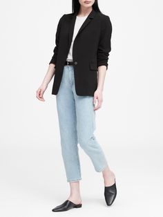 Soft Blazer | Banana Republic Suits And Jackets, Casual Looks, Banana Republic, Womens Tees, New Arrivals, Suit Jacket, Women's Clothing, Sweaters For Women, Pants For Women