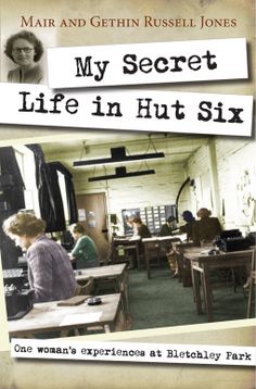 a book cover with the title'my secret life in hut six '