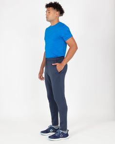 Men's Circular Knit Workout Pants with Pockets – Layer 8 Fitted Full Length Bottoms With Elastic Side Panels, Straight Leg Elastane Pants For Pilates, Stretch Sweatpants With Ribbed Waistband And Straight Hem, Stretch Pants With Ribbed Waistband And Tapered Leg, Stretch Tapered Leg Pants With Ribbed Waistband, Straight Leg Pants For Pilates, Fitted Yoga Pants With Tapered Leg, Fitted Pants With Comfort Waistband For Loungewear, Fitted Lounge Pants With Comfort Waistband