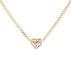 14K Gold Floating Bezel Heart Shaped Diamond Necklace Cheap Elegant Heart Cut Necklaces, Luxury Heart-shaped Diamond Necklace, Affordable Elegant Heart Cut Necklace, Luxury Necklace With Detachable Heart Pendant, Gold Heart Necklace Zales, Luxury Heart-shaped Necklaces, Luxury Dainty Heart Cut Necklace, Luxury Heart-shaped Necklace For Her, Luxury Bezel Set Diamond Necklace For Wedding