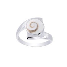 Ancient Shiva Round Shell Eye Ring Silver Jewelry CODE: SER34 Material: 925 Sterling Silver Gem Stone: SHIVA EYE Weight: 3.67 Gram Ring Size: 6, 7, 8, 9 Finishing: silver   Price Per Piece Handmade Sterling Silver Ring with a polished natural shiva eye shell. Shiva Eye Shell is a considered a good luck and positive energy Stone. This shell is the a perfect present for all those women who loves the natural beauty. This beautiful Ancient Shiva Round Shell Eye Ring would be a perfect gift for that Adjustable White Rings With Polished Finish, White Adjustable Rings With Polished Finish, Silver Sterling Silver Pearl Ring With Polished Finish, Sterling Silver Open Pearl Ring With Polished Finish, White Open Ring Stamped 925, White Stamped 925 Open Ring, Sterling Silver Pearl Ring With Polished Finish, White Polished Sterling Silver Jewelry, White Sterling Silver Ring With Polished Finish