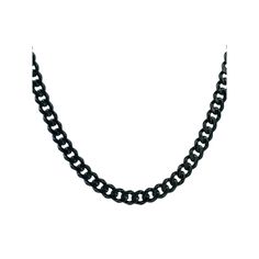 Add a stylish touch to your look with this men's stainless steel Cuban chain necklace.Click on this JEWELRY & WATCHES GUIDE to learn about fit, styles, materials and more! Add a stylish touch to your look with this men's stainless steel Cuban chain necklace.Click on this JEWELRY & WATCHES GUIDE to learn about fit, styles, materials and more! Chain width: 10 mm Metal: stainless steel Finish: polished Packaging: boxed Please note, due to the high value of this item, a signature may be required upo Gunmetal Link Chain Necklace, Gunmetal Link Chain Necklaces, Classic Black Link Jewelry, Black Metal Jewelry With Cable Chain, Black Metal Necklace With Cable Chain, Black Chain Link Necklace, Black Metal Link Necklace, Black Box Chain Necklace For Formal Occasions, Black Box Chain Necklace For Formal Events