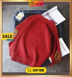 Men's Sweater Pullover Sweater Jumper Knit Cropped Knitted Solid Color Crewneck Keep Warm Modern Contemporary Work Daily Wear Clothing Apparel Fall & Winter Camel Red & White M L Xl Casual Warm Red Sweater, Warm Crew Neck Top For Winter, Warm Red Sweater For Fall, Red Crew Neck Sweater For Winter, Casual Red Winter Sweater, Red Knit Tops For Winter, Cozy Red Winter Tops, Red Winter Sweatshirt, Cozy Red Cotton Sweater