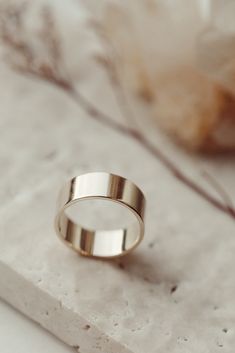 Yellow Gold Jewelry With Decorative Thick Band, Wide Band 14k White Gold, Wide Band In 14k White Gold, 14k White Gold Wide Band Ring, Minimalist Wide Band With Polished Finish, 14k Yellow Gold Wide Band Ring, Wide Band Yellow Gold 14k Bands, Minimalist Wide Band In White Gold, Wide Band In 14k Yellow Gold