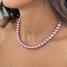 You can find these pink pearl necklaces only in our store.  Discover the privilege that perfect womens pink pearl necklaces for modern people will create in your style.  Features of the necklace: - Pearl size: 8 mm - Pearl color: Pink - Clasp:  Stainless Steel Lobster Clasp - Necklace size: 14"(36 cm), 16"(41 cm), 18"(46 cm), 20"(51 cm), and 22"(56 cm) You may choose extra chain extension (2 inches - 5 cm) - Design code: WPN0080 👉SIMPLY MESSAGE US FOR CUSTOM LENGTH NOT LISTED. ** You should see the bracelet of this special design necklace. 👇 The design is being prepared. ## I have a special offer for you. You can buy the necklace and bracelet as a set with a 10% discount. ❤️## 👇  The design is being prepared. A perfect gift to make your loved ones happy. ❤️ ** Since all of our pearl nec Pink Pearl Necklace With Faceted Beads As Gift, Pink Polished Beads Pearl Necklace For Gifts, Valentine's Day Pink Pearl Necklace, Pink Heart-shaped Pearl Necklace, Adjustable Pink Pearl Necklace, Women Choker Necklace, Pink Pearl Necklace, Womens Chokers, Pink Pearl