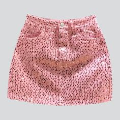 Bring on the nostalgia with our striking Y2K-style Rihnsotne Embellished Pink Denim Skirt ââ‚?now available from the 2023 Summer Collection! This mid-waisted mini skirt is a timelessly chic piece that's sure to take your wardrobe to the next level.Distinctive Features: Y2K-Inspired Style: An unmistakable throwback to a modern-defining era. this skirt oozes effortlessly cool vibes. Rihnsotne Embellishments: Our signature rhinestones add a unique flair. elevating this piece to one-of-a-kind status Spring Pink Mini Skirt With Pockets, Pink Mini Skirt With Pockets For Spring, Trendy Sequined Mini Skirt, Pink Mini Denim Skirt With Pockets, Pink Denim Mini Skirt With Pockets, Trendy Pink Skirt With Pockets, Trendy Mini Skirt With Sequins, Pink Fitted Trendy Denim Skirt, Trendy Sequined Mini Skirt For Spring