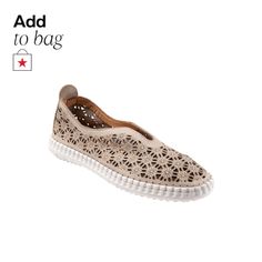 in stock Spring Flat Heel Slip-ons With Perforations, Slip-ons With Perforations And Round Toe, Perforated Round Toe Slip-ons, Perforated Slip-ons With Round Toe, Beige Leather Slip-on Sneakers For Spring, Spring Beige Leather Slip-on Sneakers, Slip-ons With Perforated Toe Box And Flat Heel, Spring Beige Slip-ons With Perforated Toe Box, Beige Slip-ons With Perforated Toe Box For Spring