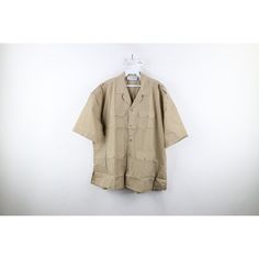 Vintage 70s Streetwear Mens 2XL Multipocket Safari Bush Camp Button Shirt Beige Mens Button Shirt Comes from a smoke-free household Mens size 2XLarge Measurements are: 26.5 inches underarm to underarm 29 inches top to bottom Beige 65% Polyester 35% Cotton US Shipping is FREE, Canada is $15 and International is $24 Check out my other items in my store! W103 Bush Camp, 70s Streetwear, Vintage Safari, Vintage Camping, Streetwear Mens, Camp Shirt, Hunting Shirts, Mens Oxfords, Camping Shirt