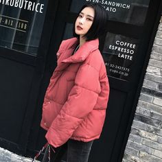 Autumn Winter Jacket Women Coat Fashion Female Stand Winter Jacket Women Parka Warm Casual Overcoat Jacket Parkas Winter Outdoor Outerwear Solid Color, Winter Outdoor Outerwear In Solid Color, Winter Outdoor Solid Color Outerwear, Fall Outerwear For Outdoor In Solid Color, Solid Color Fall Outerwear For Outdoor, Fall Outdoor Outerwear Solid Color, Fall Outdoor Outerwear In Solid Color, Fall Outdoor Outerwear, Fall Outdoor Solid Color Outerwear