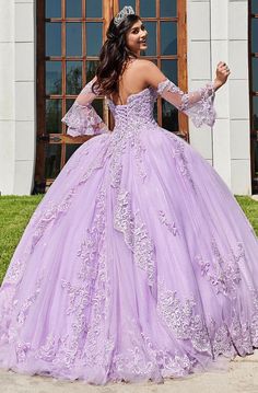 Quinceanera Lavender, Cinderella Prom Dress, Lavender Quinceanera Dresses, Purple Quinceanera Dresses, Charro Quinceanera Dresses, Sweet 15 Dresses, Quinceñera Dresses, 15 Dresses Quinceanera, Pretty Quinceanera Dresses