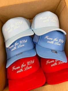 From the USA with love! The perfect hat to rock all summer long!