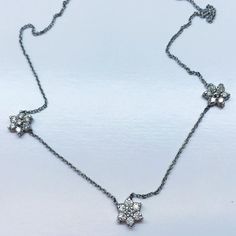 0.50 Carat Floral Diamond Necklace by BFJewelryEst1984 on Etsy Exquisite Diamond Flower-shaped Jewelry, Diamond White Flower-shaped Jewelry With Single Cut Diamonds, Elegant Flower Shaped Jewelry With Pave Setting, Dazzling Cluster Jewelry With Pave Setting, Platinum Jewelry With Sparkling Stones, Diamond White Diamond Flower-shaped Jewelry, Diamond White Flower-shaped Diamond Jewelry, Exquisite Diamond Jewelry With Flower Shape, Luxury Platinum Jewelry With Sparkling Stones