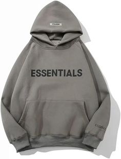 Essential Winter Hooded Hoodie, Beige Essentials Hoodie, Cream Essentials Hoodie, Essential Hooded Sweatshirt For Streetwear, Essentials Knit Hoodie, Essentials Hoodie, Comfortable Outfits, Suits You, Clothing Items