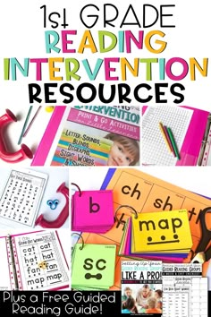 an assortment of reading and writing activities for the classroom