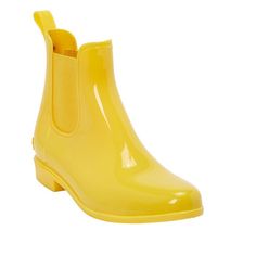 No matter what the weather brings, you can confidently take the day by stylish storm in these easy-on rain boots. The waterproof rubber upper will protect you from the elements you can’t control, so whether it’s lightly drizzling or pouring down hard, your feet will stay warm and dry. Weatherproof Ankle-high Rain Boots, Ankle-high Rain Boots For Rainy Weather, Yellow Waterproof Rain Boots, Waterproof Ankle Rain Boots For Spring, Yellow Round Toe Rain Boots For Spring, Winter Chelsea Boots, Primrose Yellow, Rain Boots Women, Womens Rain Boots