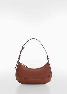 Oval short handle bag - Women | Mango USA Mango Bag, Oval Bag, Mango Bags, Modern Handbag, Best Gift For Wife, Thrift Inspo, Bag Women Fashion, Stylish Handbags, Pretty Bags