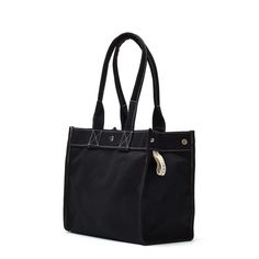 mini field bag - black – Utility Canvas Field Bag, Black And Navy, Canvas Tote, Inside Pocket, Tote Bag, Canvas, Black