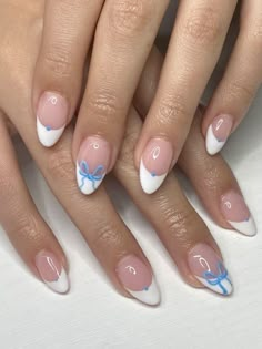 Summer Nails Round, Preppy Nails, Y2k Acrylic, Nails Acrylic Pink, Square French, Ombre Acrylic, Nails Y2k, Acrylic Pink, Cute Simple Nails