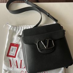 Valentino Loc Crossbody Calfskin Bag Drop Length: 55 Cm / 19.6 In. W23xh25xd6 Cm / W9x9.8xd2.3 In. Brand New In Box Includes Dust Bag, Tag Valentino Bags, Bag Tag, Bago, Designer Bags, Calf Skin, Bags Designer, Limited Time, Dust Bag, Bag Lady