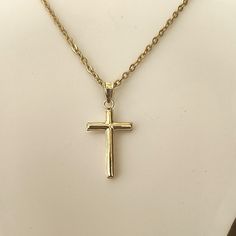 Chain Not Included....For Men And Women. Cross Necklace Mens, Necklace Mens, Gold Cross Necklace, Cross Chain, Gold Cross Pendant, Original Characters, Mens Accessories Jewelry, Cross Jewelry, Gold Cross