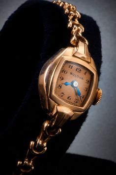 "Join our mailing list and receive 10% off your order: https://bit.ly/3puxhHb Dainty and Elegant 1941 mechanical Bulova cocktail watch. This watch features a 14k rolled rose gold plate marquise case, square bronze dial with Printed Arabic markers. Dainty heirloom estate jewelry you can wear everyday. Stretch rose gold bracelet made in USA. 5.5\" at rest. Fits wrists to max 8.5\"/21.6cm circumference. The best part? This watch is in excellent condition. We lovingly restored and calibrated the Swi Vintage Womens Watch, Rose Gold Cocktail, Cocktail Watch, Lady Watch, Rose Gold Plate, Heirloom Jewelry, Vintage Watches Women, Vintage Timepiece, Heirlooms Jewelry