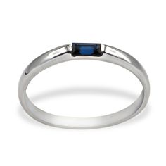 A classic 2 mm band with a colored stone in set within the ring. Blue Sapphire is photographed in picture. Great for stacking or worn alone. 2x4 baguette colored stone: can be made with Blue Sapphire, Ruby, or Emerald Custom Sizes are available if not displayed Can also be made in White Sapphire for the same price Diamond can be set upon request and price adjustment. Made to Order Rings. Please allow 7-10 business days to produce these beauties. Ring Blue Sapphire, Colored Stone, Ring Blue, White Sapphire, Custom Engraving, Blue Sapphire, Stone Color, Custom Sizing, Ruby