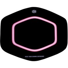 a black and pink light up sign with the words make your gaming experience written on it