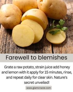 DIY face pack for crystal clear glowing skin | your pal Hair Care Diy, Best Diy Face Mask, Benefits Of Potatoes, Diy Masks