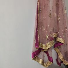 This Bridal Dupatta is sequin embroidered on net with beautiful golden border. This can be your wedding dress chunni for Indian occasion wear for festival. This has perfect bling for you to look classy and ethnic at same time. We can make in other colors. Pair it up with skirt and blouse from our shop. NOTE : There might be slight color variation due to different colour settings. Indian Skirt, Bridal Dupatta, Indian Lehenga Choli, Golden Border, Beading Netting, Punjabi Dress, Embroidered Scarf, Look Classy, Indian Lehenga