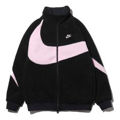 Nike Nike Fleece Jacket, Polar Fleece Jacket, Big Hoodies, Versace Style, North Face Puffer Jacket, Nike Fleece, Baggy Clothes, Pink Jacket, Polar Fleece