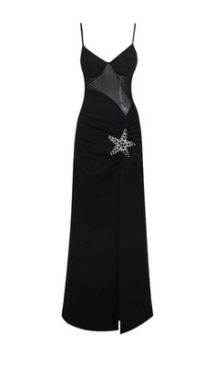 Make a splash with this super cute STARFISH EMBELLISHED MESH BODICE MAXI DRESS! Perfect for a day at the beach or a night on the town. this classic black maxi dress is full of fashion-forward flair. The unique mesh bodice adorned with starfish... Mesh Prom Dress, Cute Starfish, Scarcity Mindset, Satin Corset Dress, Backless Maxi Dress, Drop Waist Dress, Strapless Midi Dress, Night On The Town, Black Maxi