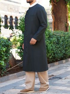 Round neckline without collar Buttoned opening Left breast welt pocket 2 waist welt pockets Fully lined Item Code: mC4801 Model is 184cm (6 feet) and wearing size L Traditional Fitted Nehru Jacket With Pockets, Formal Cotton Nehru Jacket With Long Sleeves, Formal Long Sleeve Cotton Nehru Jacket, Fitted Long Sleeve Blazer With Side Pockets, Classic Nehru Jacket With Concealed Placket For Work, Classic Nehru Jacket With Pockets For Formal Occasions, Semi-formal Nehru Jacket With Stand Collar And Pockets, Fall Nehru Jacket For Semi-formal Occasions, Classic Fitted Nehru Jacket With Stand Collar