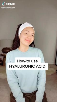 Acids For Skincare, How To Use Hyaluronic Acid, When To Use Hyaluronic Acid, Tiktok Skincare, Beauty Tiktok, Hydrochloric Acid, Recommended Skin Care Products, Serious Skin Care, Good Skin Tips