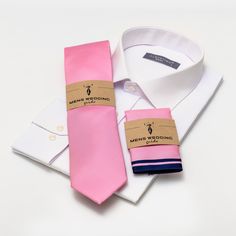 It's called the power tie for a reason, and by wearing a pink tie you are implying that you mean business. Just like Tiger Woods wears a red shirt to convey dominance, the red tie is a reaffirmation of strength, authority and dominance within the professional world. BRAND NEW TIE SET CONDITION 10/10 100% POLYESTER Width: 7.5 cm Lenght: 148cm Classic Pink Suit And Tie Accessories For Groom, Pink Tie Wedding, Blush Pink Tie, Handkerchief Wedding, Groomsmen Accessories, Groomsmen Ties, Wedding Tie, Wedding Handkerchief, Wedding Groomsmen