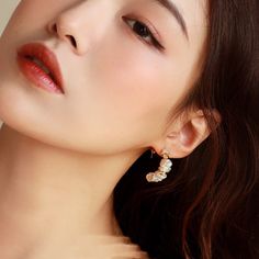 Adorn yourself with breathtakingly glamorous freshwater pearl earrings: dangles, hoops and baroque pearls that shine and sparkle in gold! A perfect gift for her; real pearl earrings that will captivate and dazzle. 👌 M A T E R I A L • 14K Gold plated over brass• Irregular Freshwater Baroque Pearls• This product is hypoallergenic (nickel free) and tarnish resistant 📏 S I Z E • Width: 2 cm• Height: 2 cm Elegant Baroque Pearl Hoop Earrings For Gifts, Elegant Round Baroque Pearl Hoop Earrings, Elegant White Baroque Pearl Hoop Earrings, Baroque Pearl Charm Hoop Earrings, Real Pearl Earrings, Freshwater Pearl Earrings, Retro Jewelry, Freshwater Pearls Earrings, Pearl Hoop Earrings